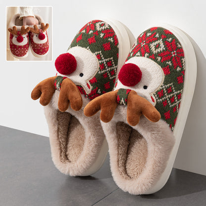 Plushy Elk Slippers