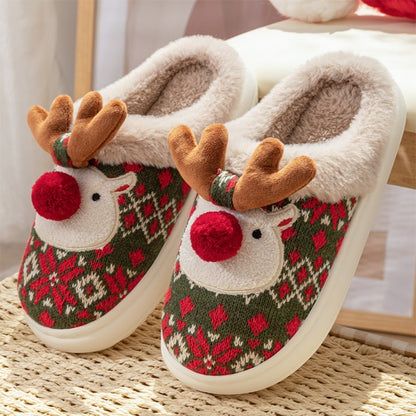 Plushy Elk Slippers